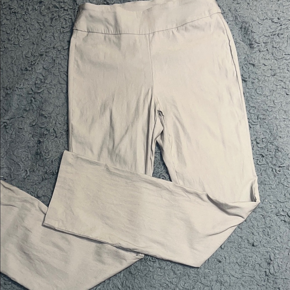 Tribal Gray Form-Fitting Pants